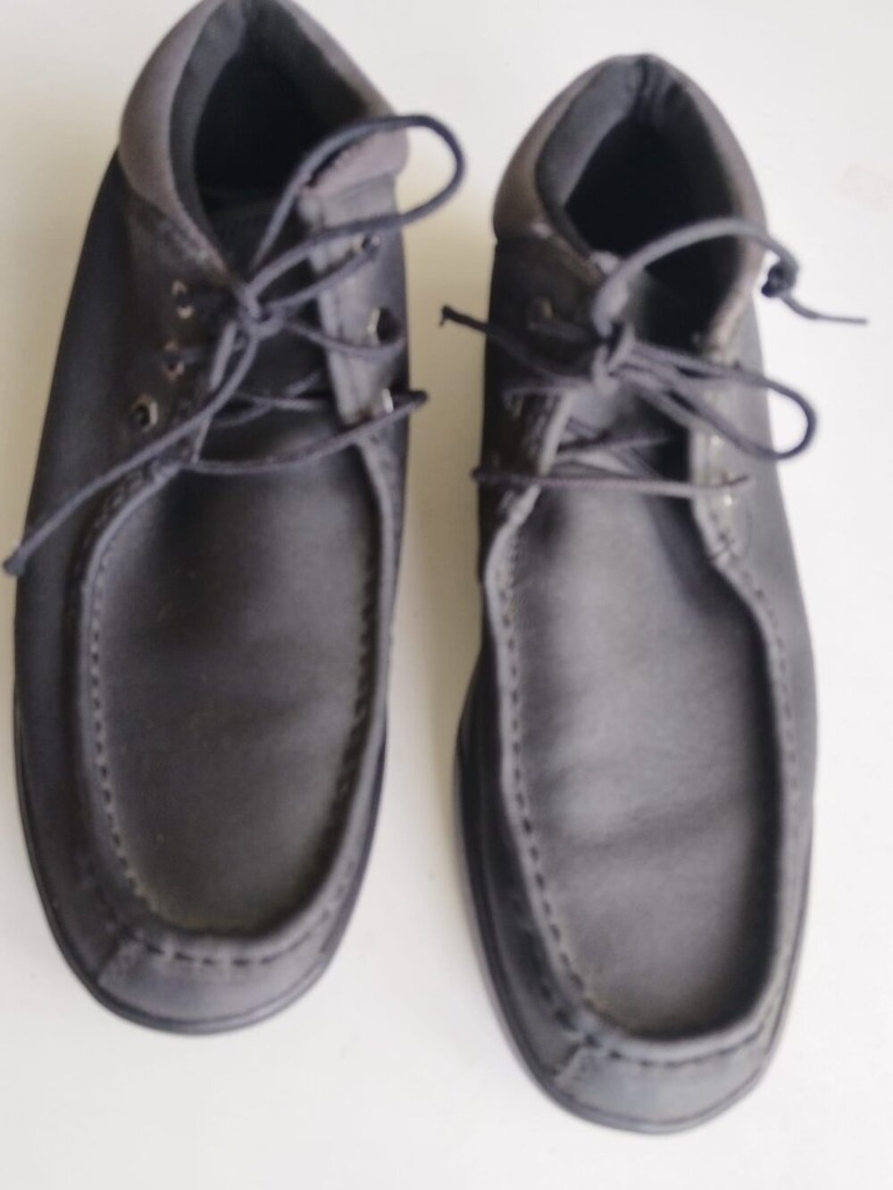 Timberland Men's A19T2 Black Leather Chugga Boots Size 10 OrthoLite Gripstick - Picture 2 of 9